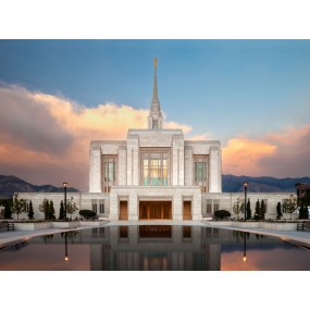 Ogden Utah Temple No-Flip Recommend Holder