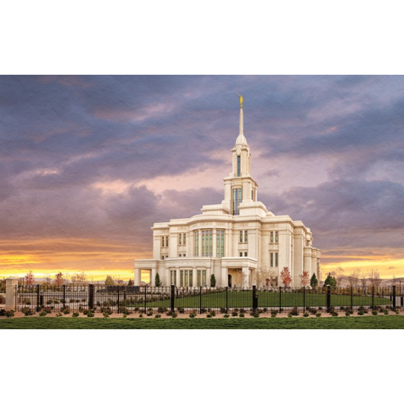 Payson Utah Temple No-Flip Recommend Holder