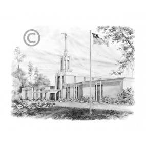Santiago Chile Temple Recommend Holder