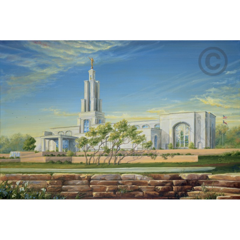 San Antonio Texas Temple Painting